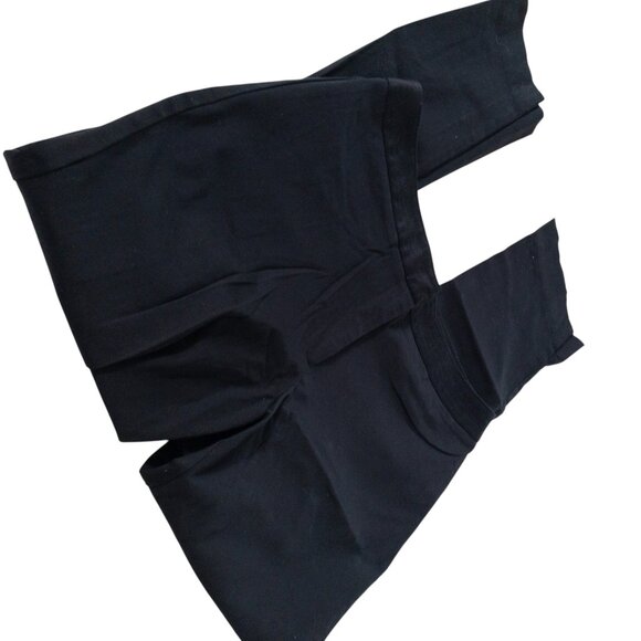 Worthington Stretch Black Ankle Length Dress Slacks SZ 8 Flat Front Slim - Picture 10 of 11